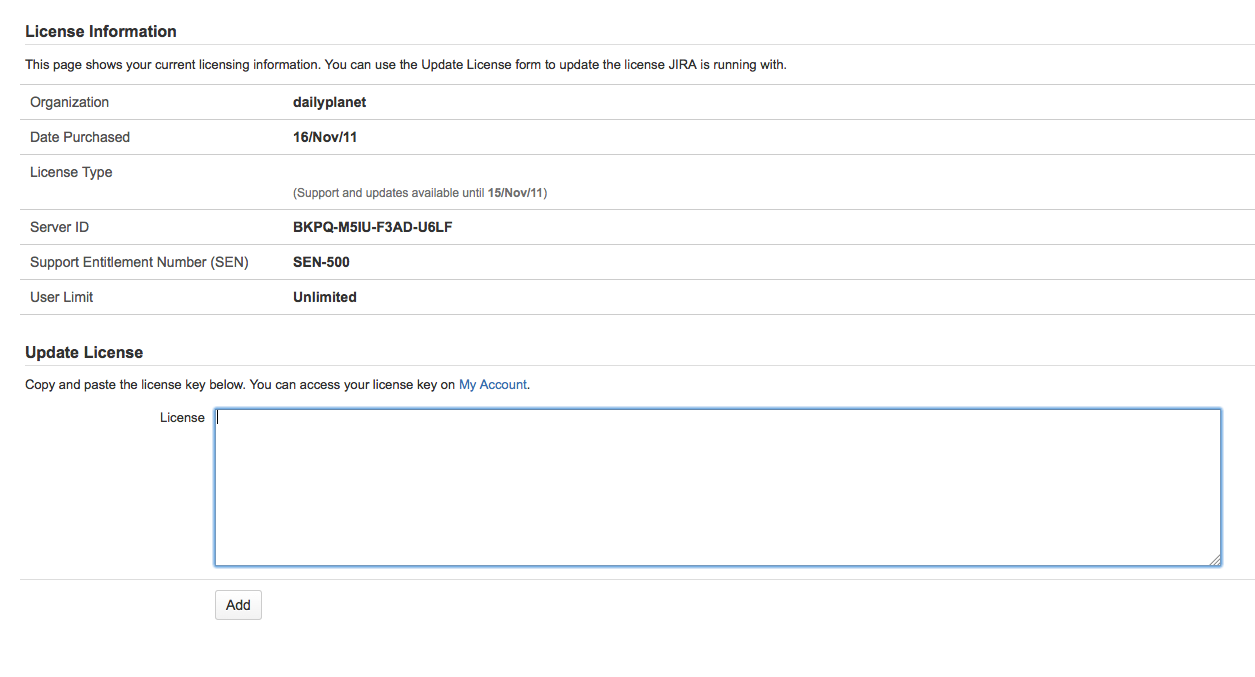 ライセンス情報。 ライセンス情報。