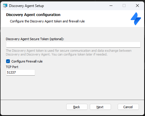 Firewall rule configuration in the Microsoft installer