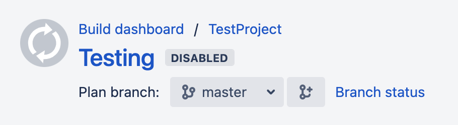 Branch status plan view Branch status plan view