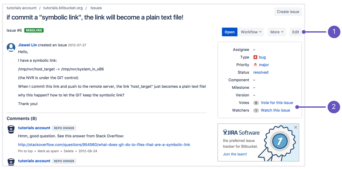 Issue Trackers Atlassian Documentation