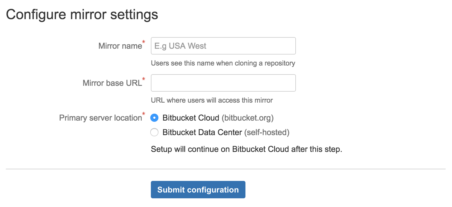 how to set up bitbucket server