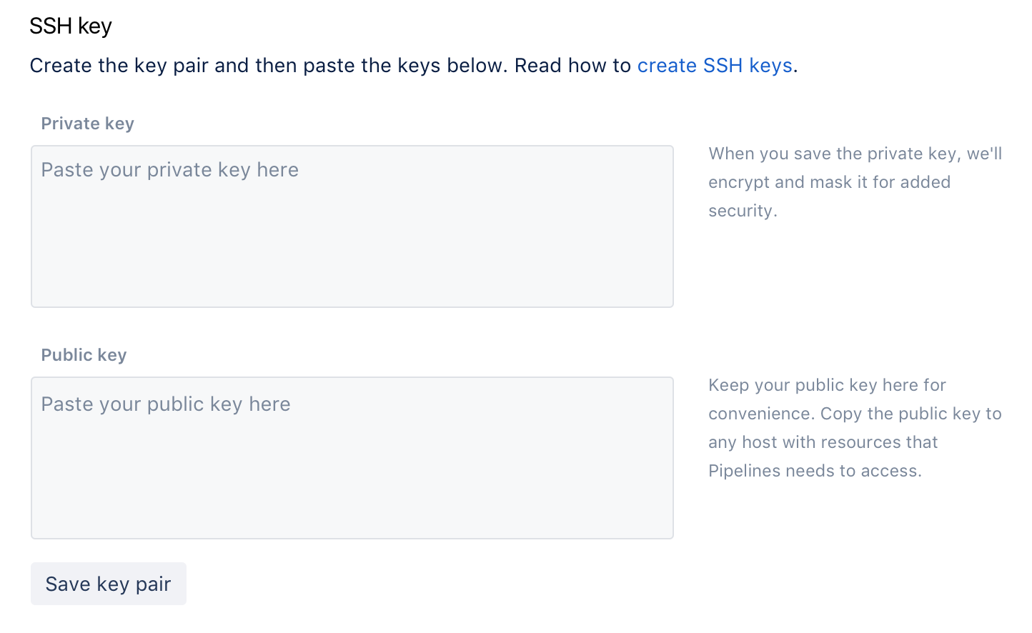 key bitbucket generate Bitbucket Documentation Pipelines in Use  keys Atlassian SSH