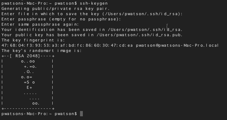 Ssh Generate Key Amazon Command Line