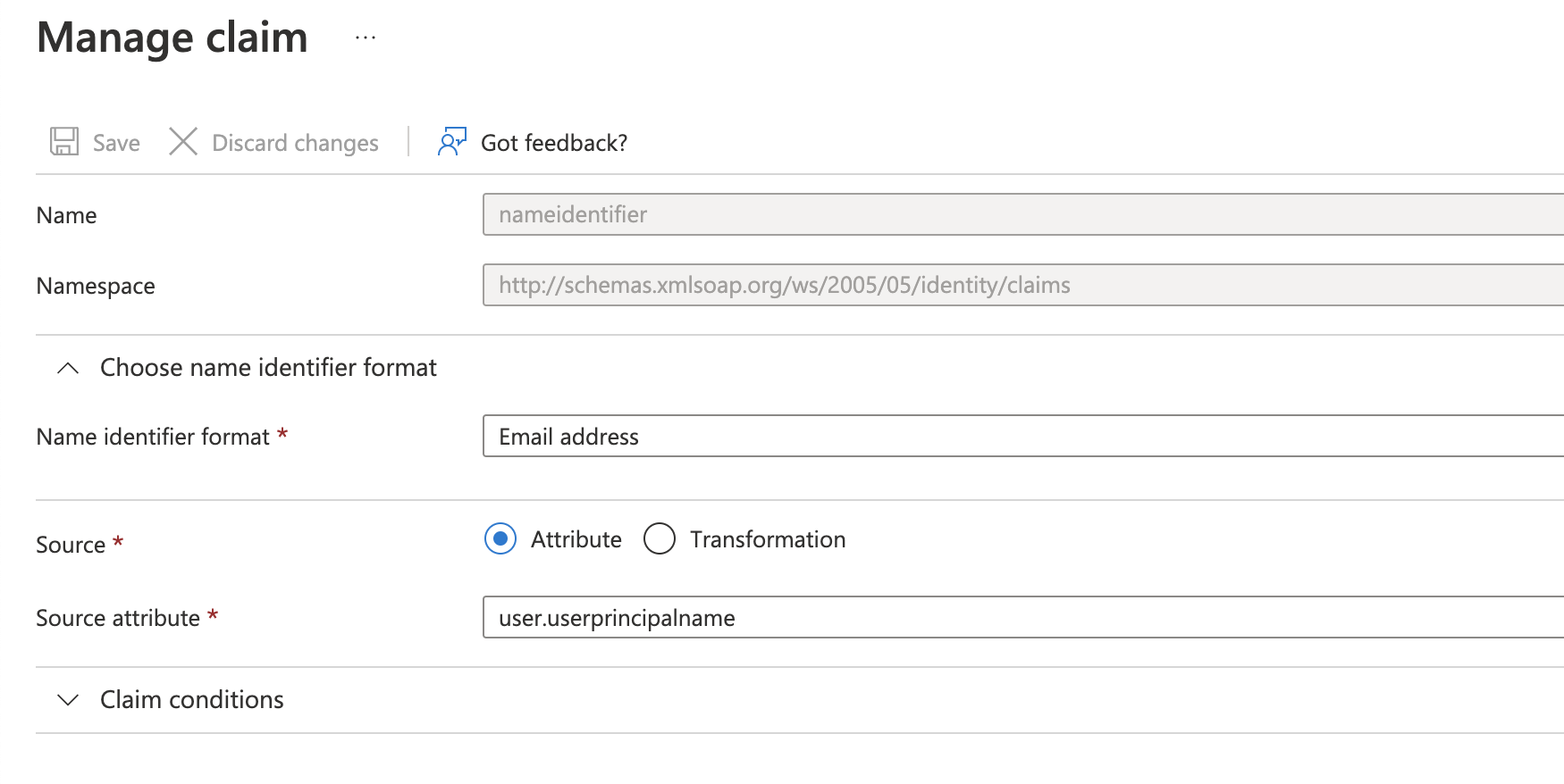 SAML authentication fails with Received SSO request for user but