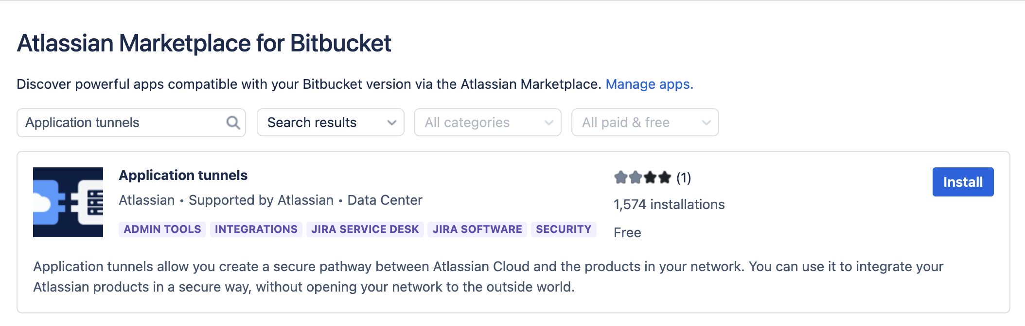 How To Create An Application Tunnel Link Between Bitbucket Datacenter ...