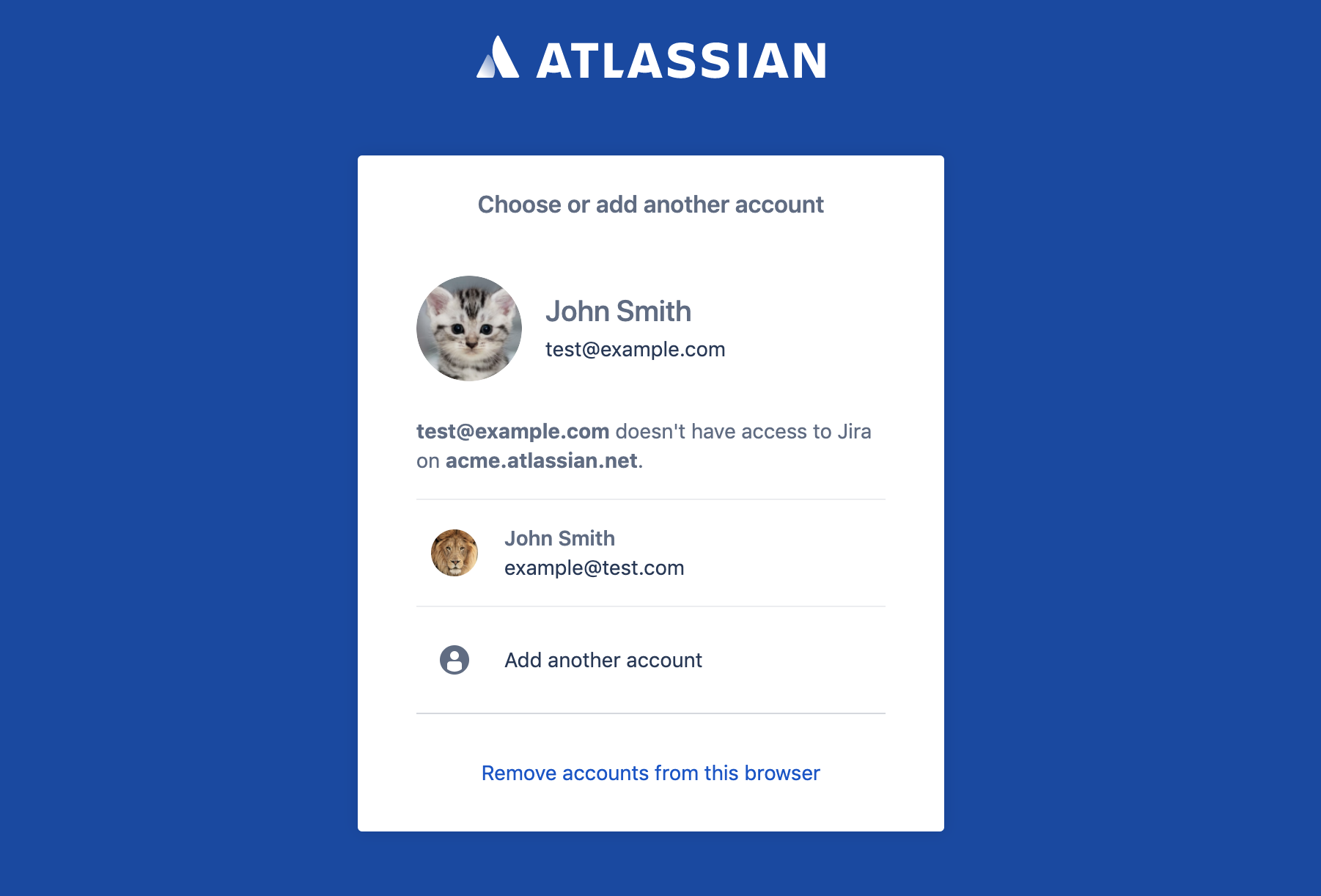 アカウントへのログイン Atlassian Cloud Atlassian 製品ドキュメント