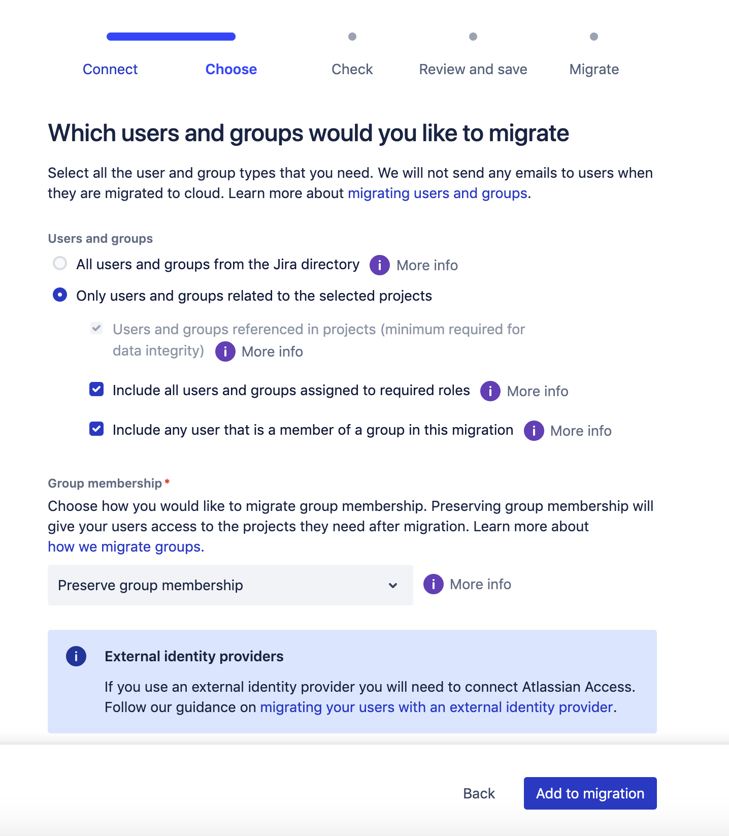 Jira Cloud Migration Assistant を使用した移行 Atlassian Cloud Atlassian 製品ドキュメント