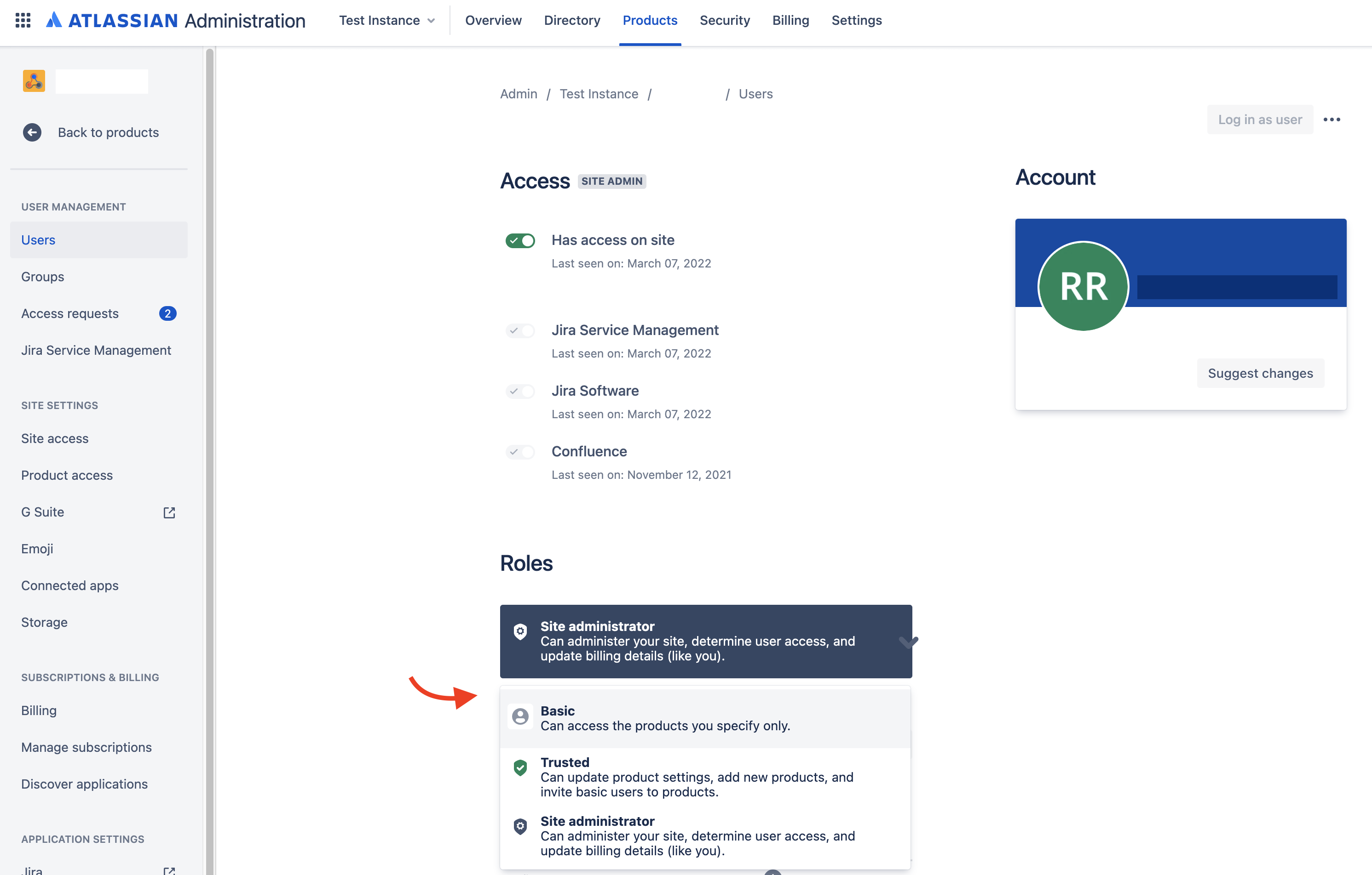 Removing A Site Admin Or Organization Admin Atlassian Cloud Atlassian Documentation