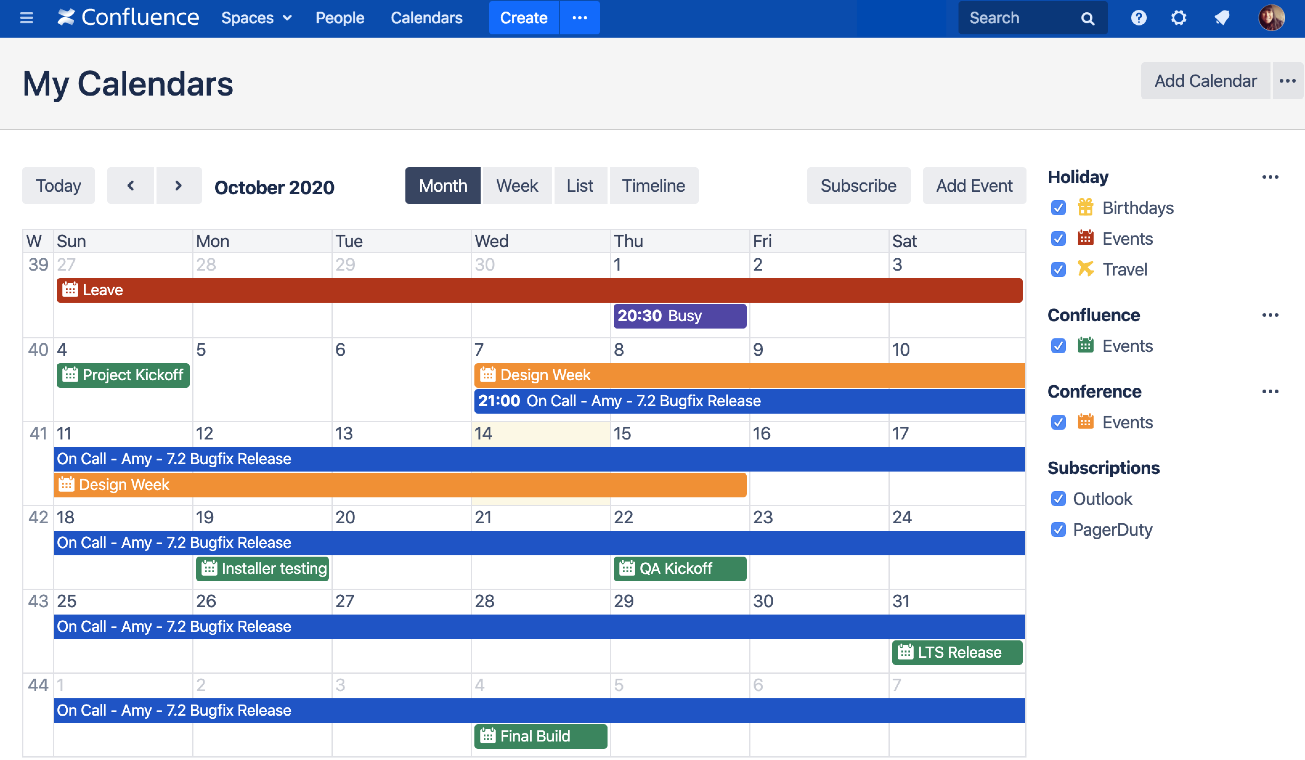 Team Calendars Quick Tour Confluence Data Center 7 19 Atlassian