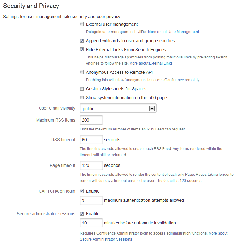 Configuring Captcha for failed logins