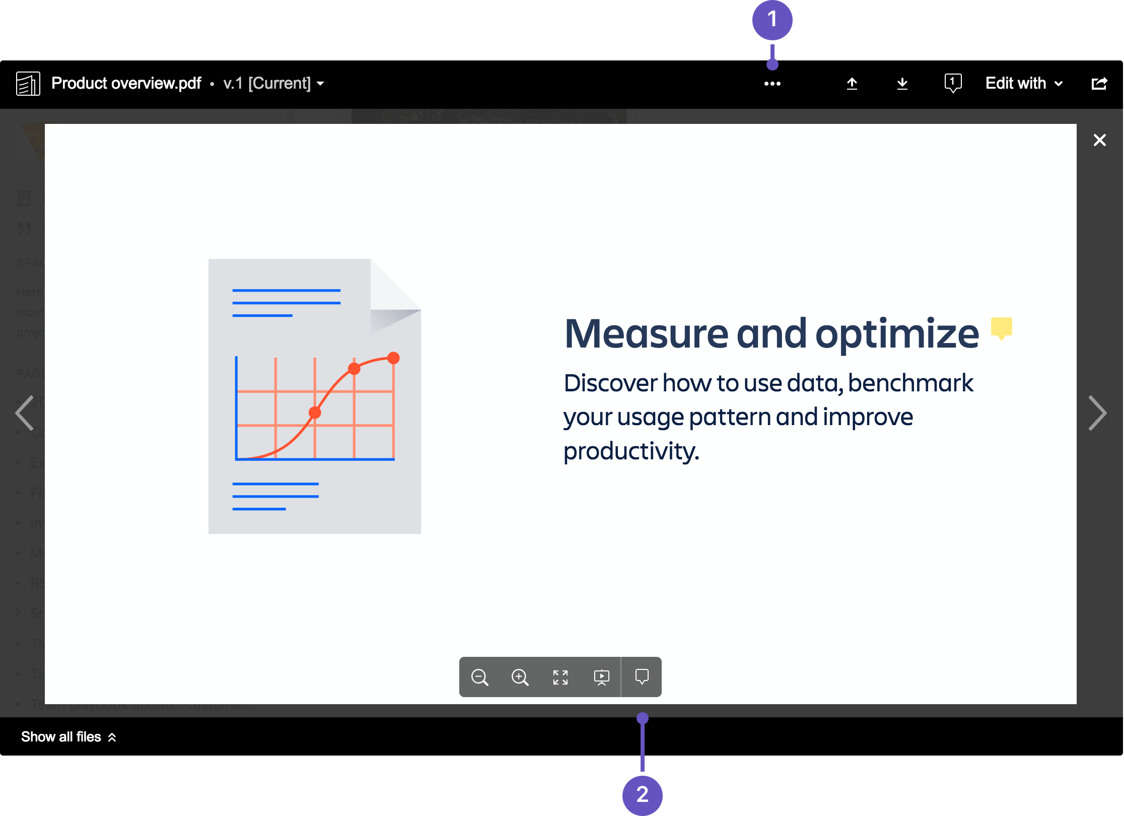 Share a PDF file for commenting