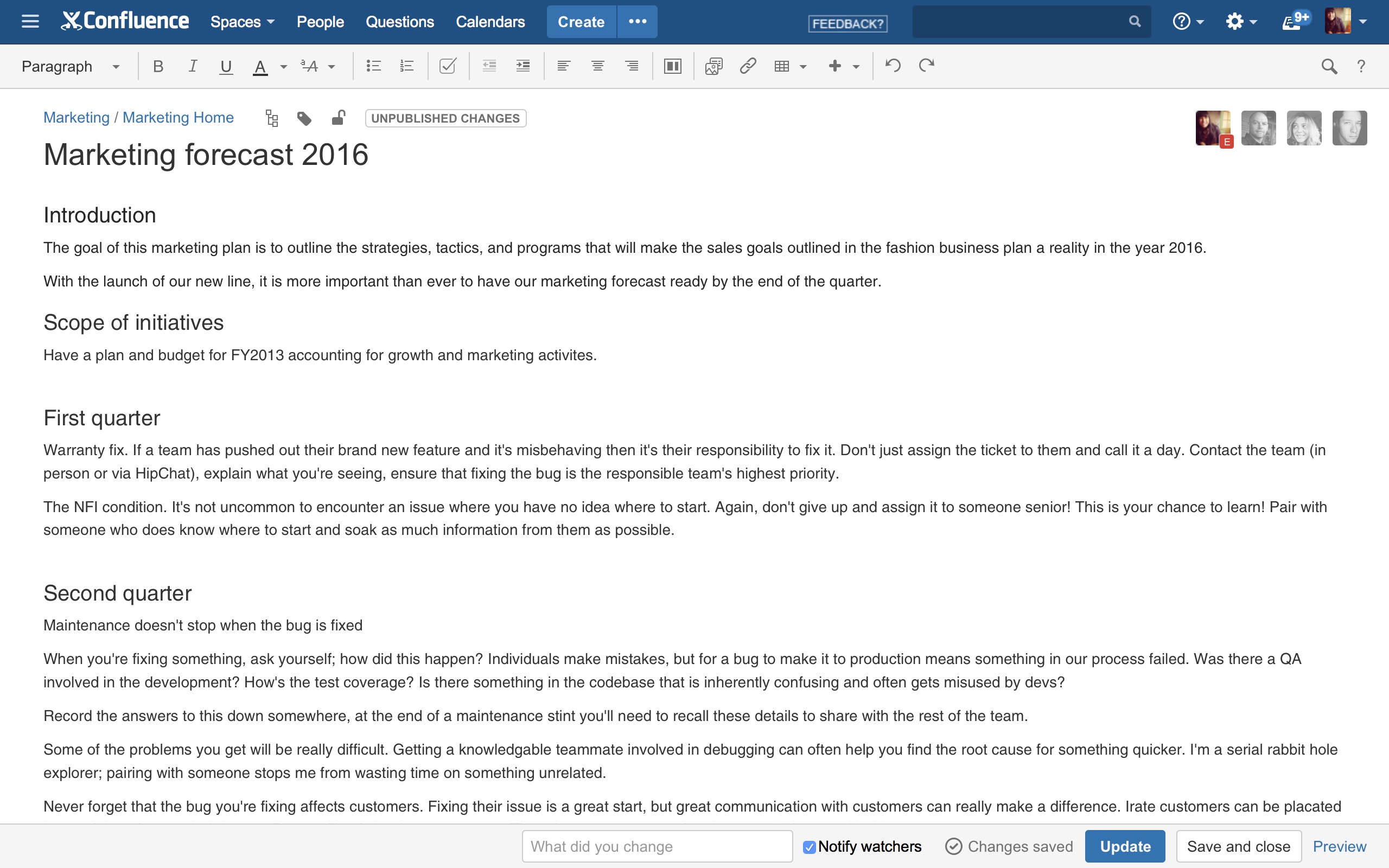 Draft Publish And Edit Atlassian Documentation