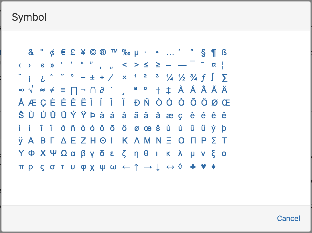 Use Symbols Emojis And Special Characters Confluence Cloud Atlassian Support