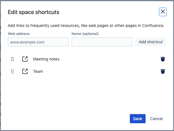 atlassian cloud copy space charge