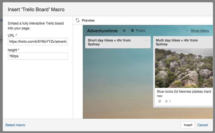 Use Trello And Confluence Together Atlassian Documentation