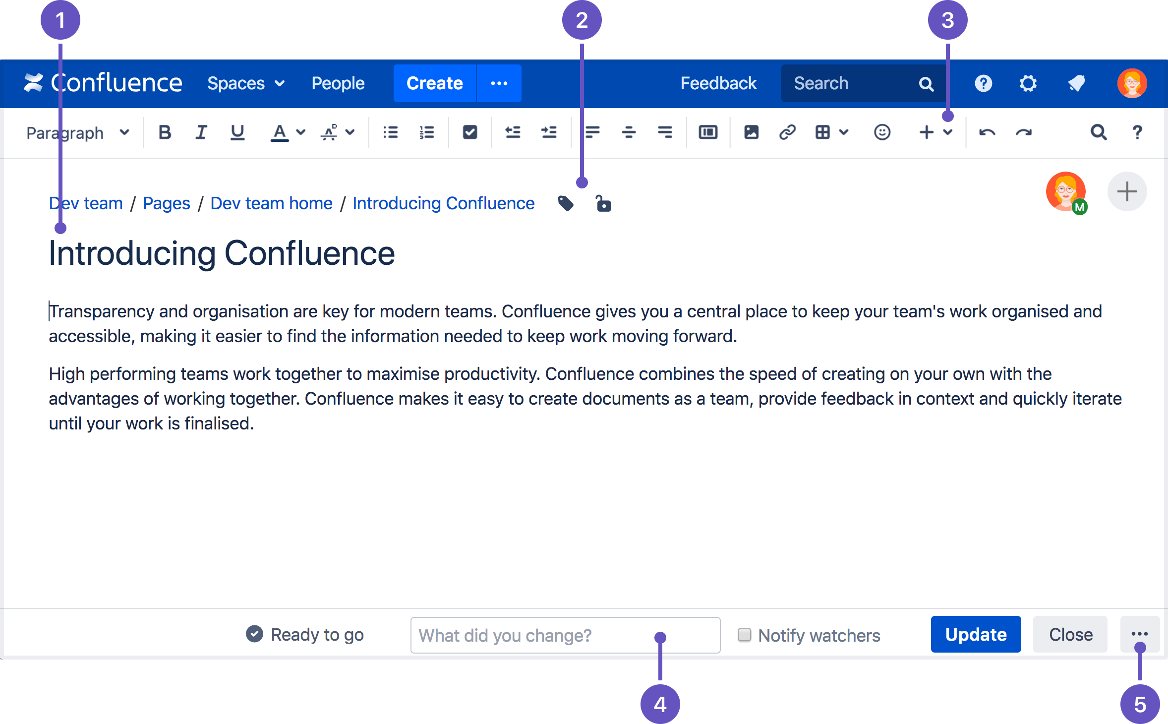 how to use confluence as a html