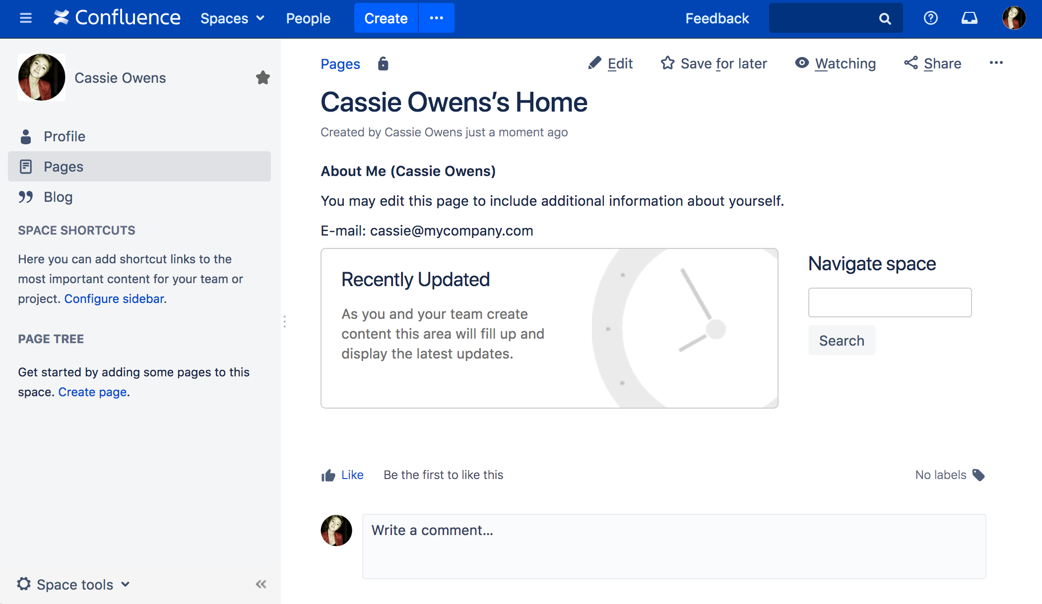 Create Your Personal Space Atlassian Documentation