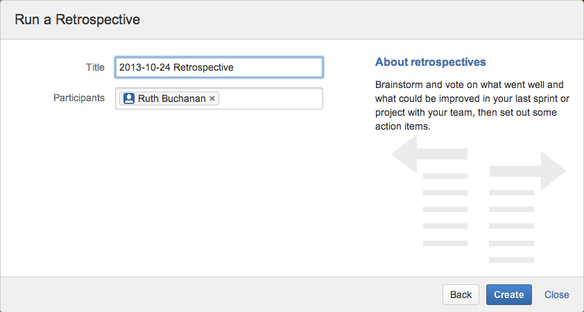 Retrospectives dialogue