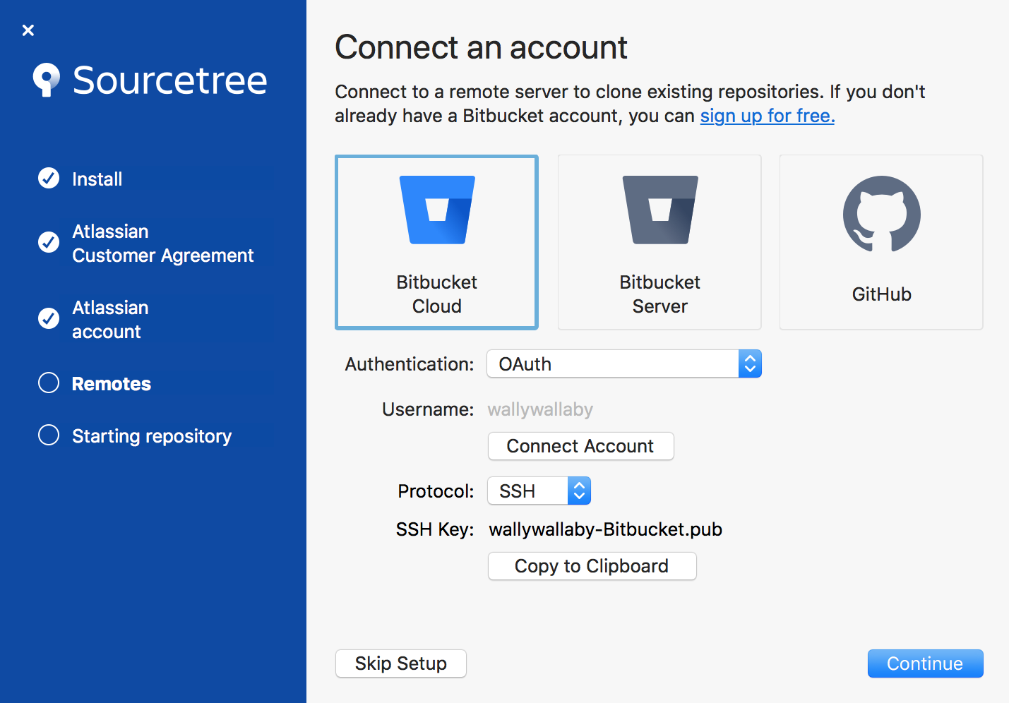 add gitlab account to sourcetree