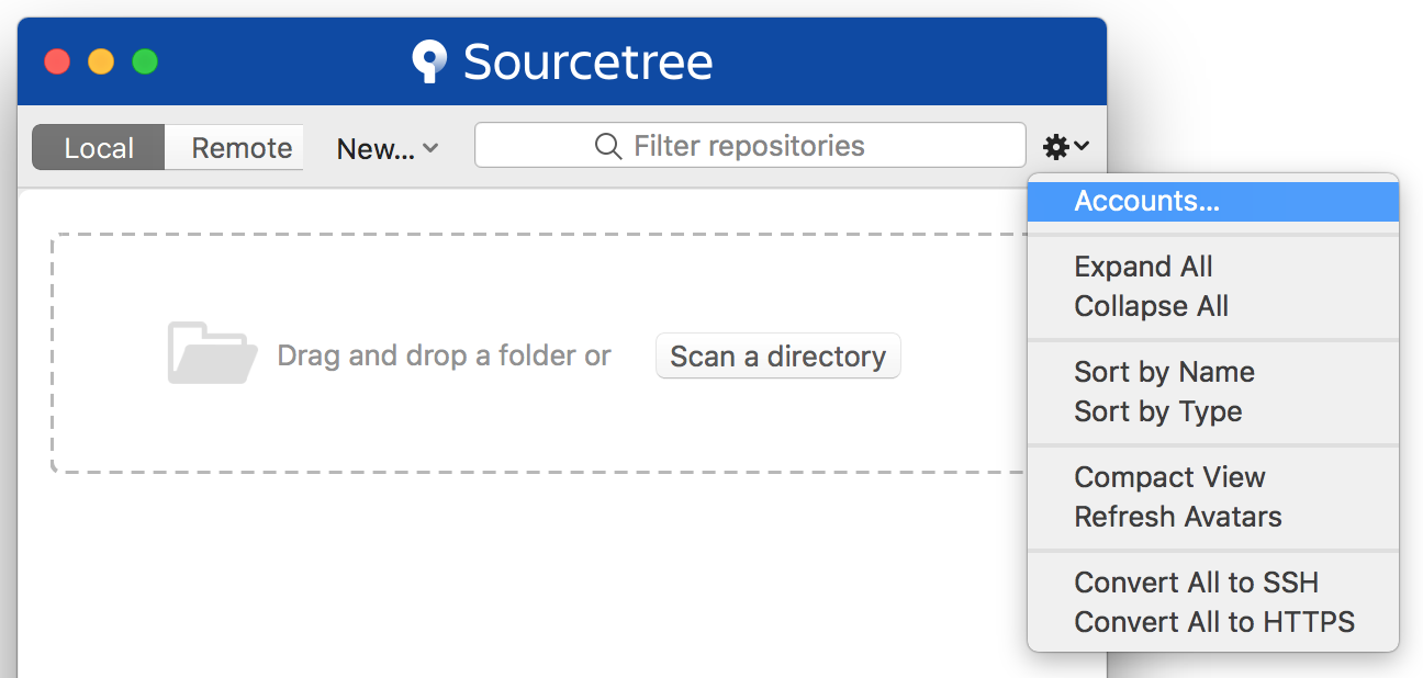 Sourcetree Private Repository