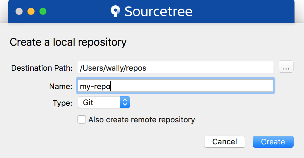 use sourcetree to manage a remote repo