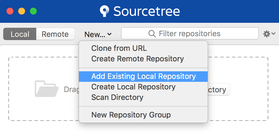 Git clone репозиторий. SOURCETREE.