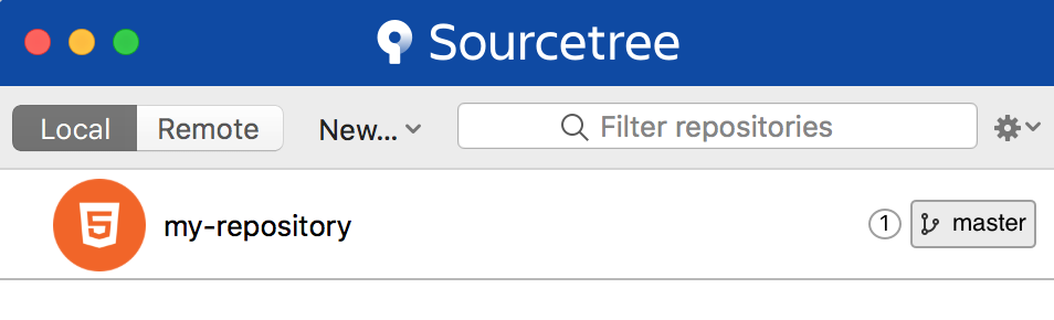sourcetree github organization repository not found