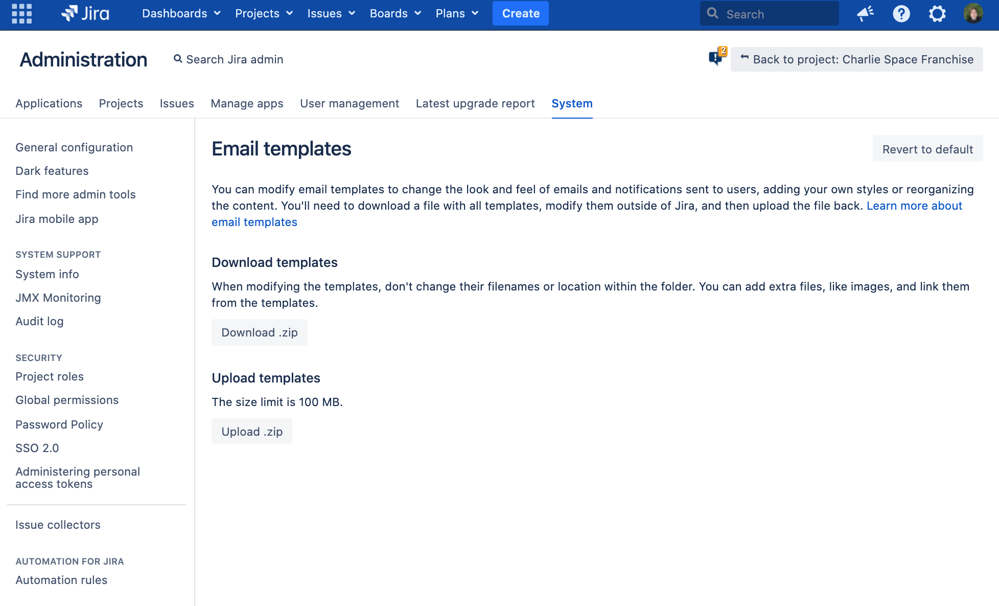 Project Status Report Email Template