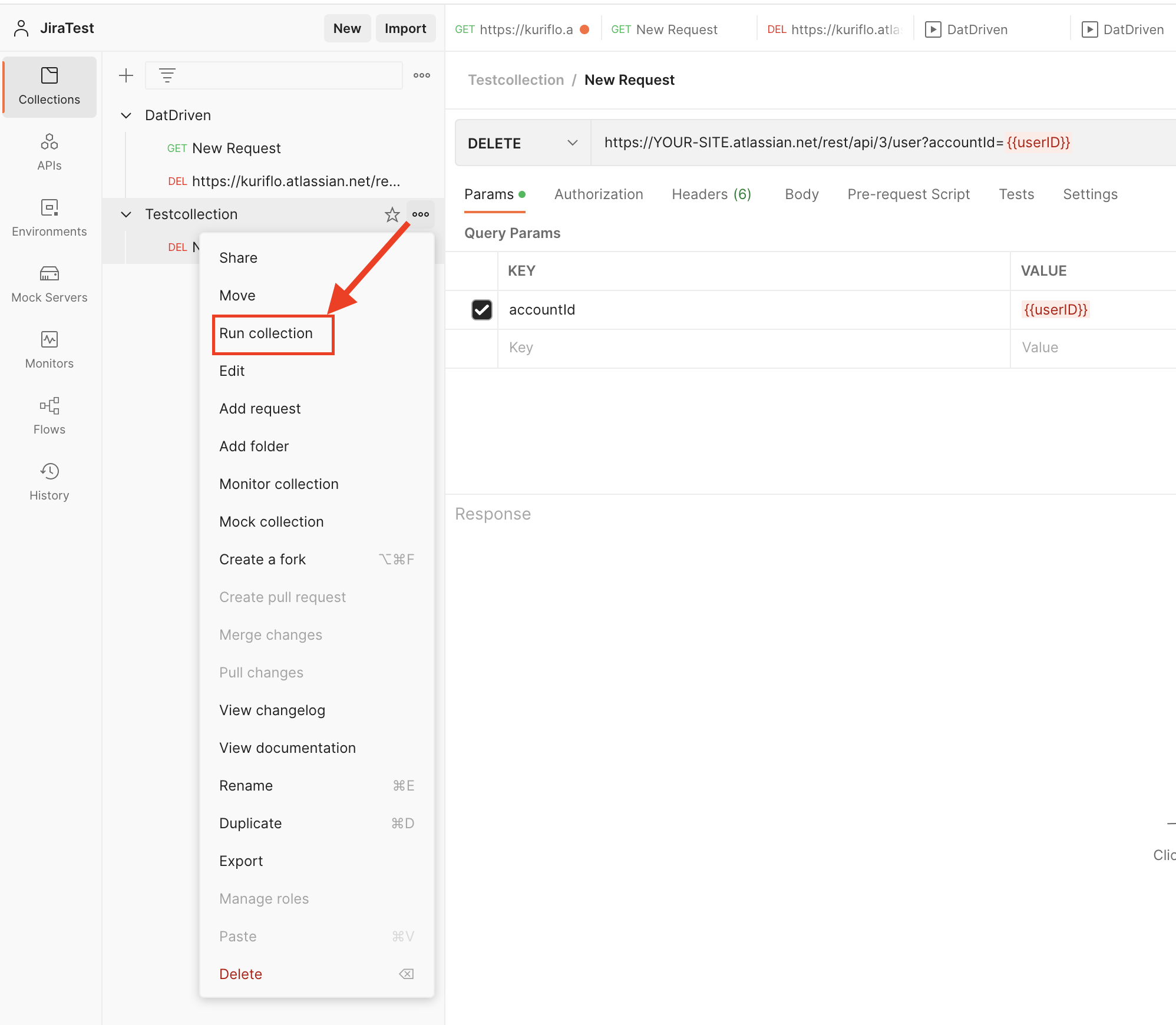 Bulk delete users and customers using Postman and CSV file