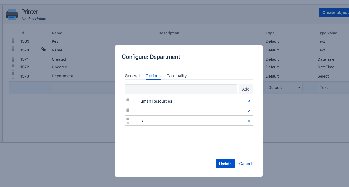 How to bulk update Assets select type attribute values in Assets