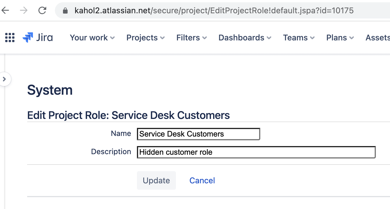 Add a group to Service desk Customer role in a teammanaged JSM project