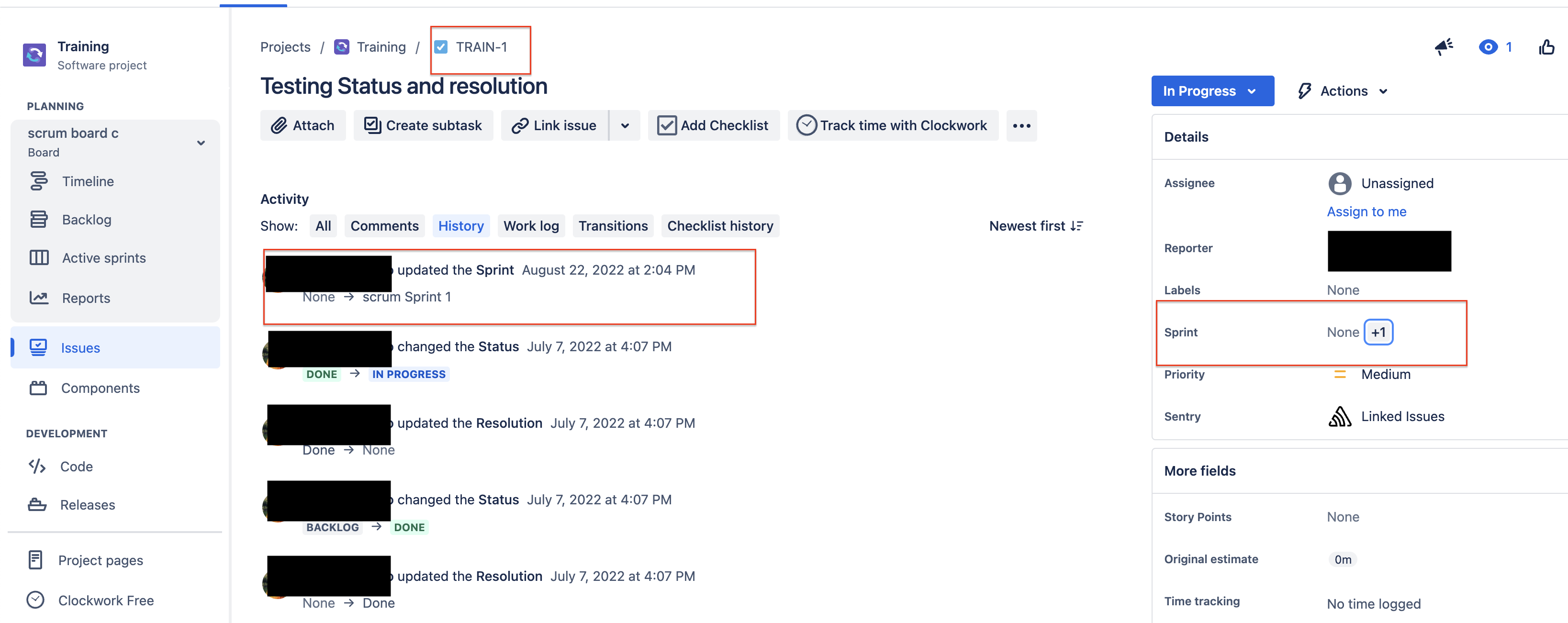 JQL to fetch Issues in scrum board Backlog and not part of Sprint