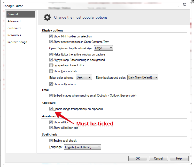 snagit install causing windows 7 problem