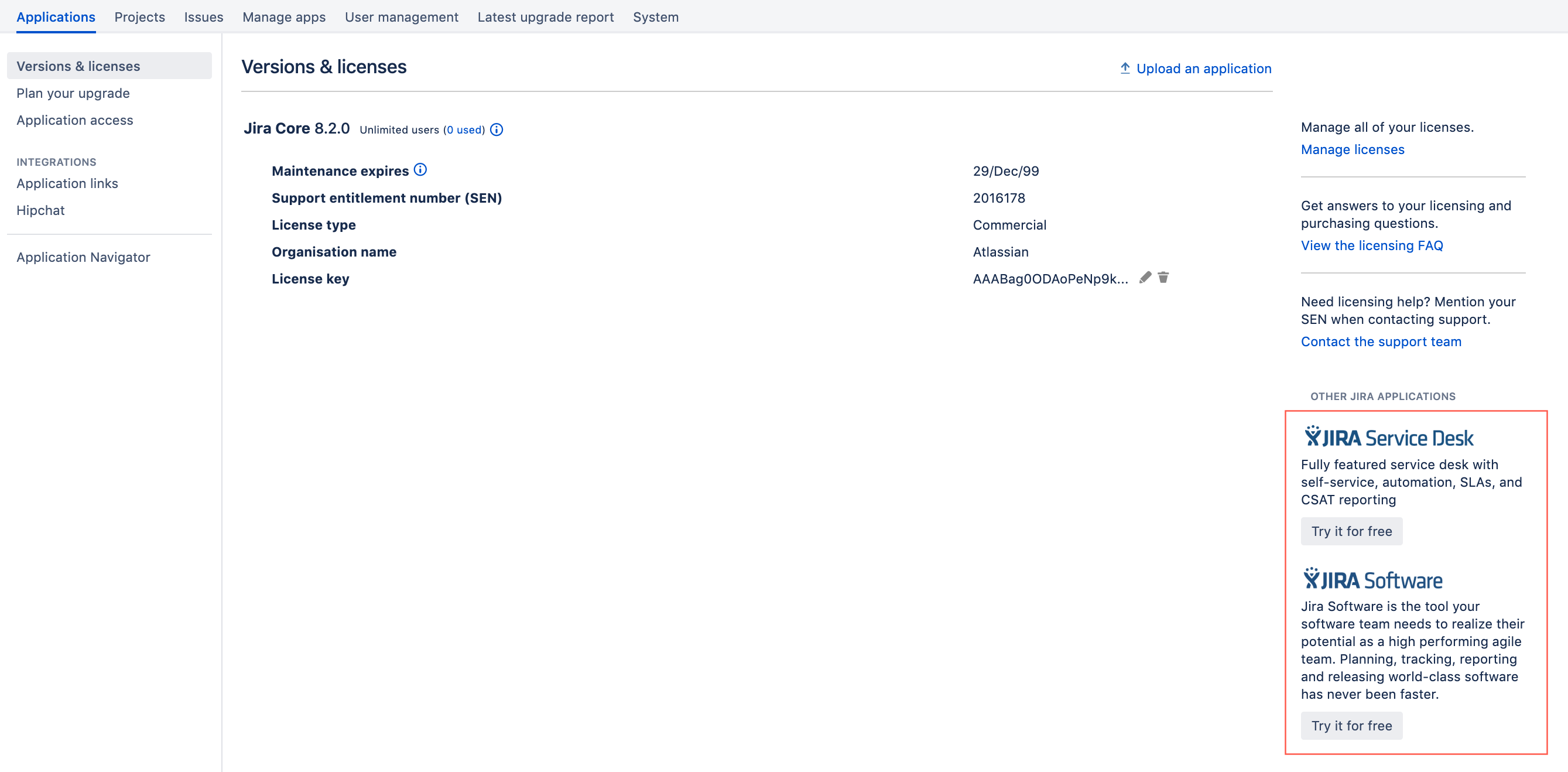 Install Jira Service Desk In Existing Jira Server Instance Atlassian Documentation