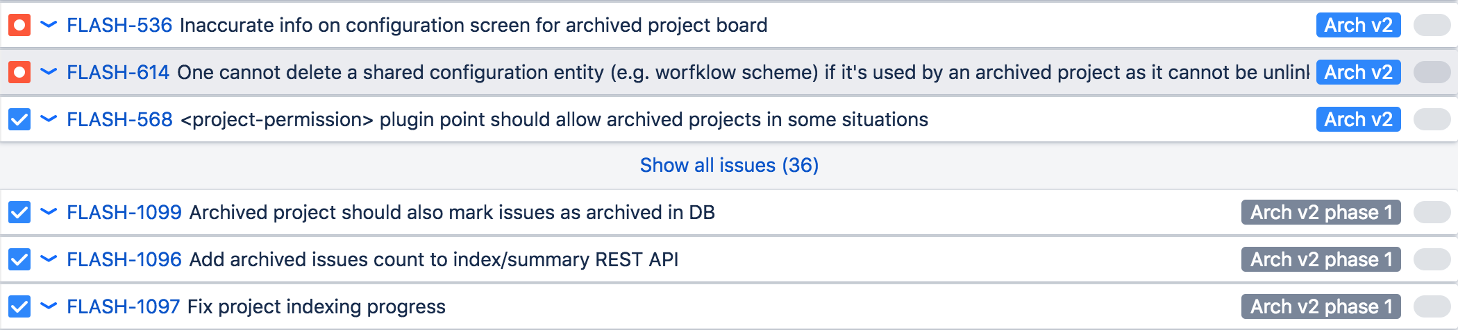 Significant backlogs load faster