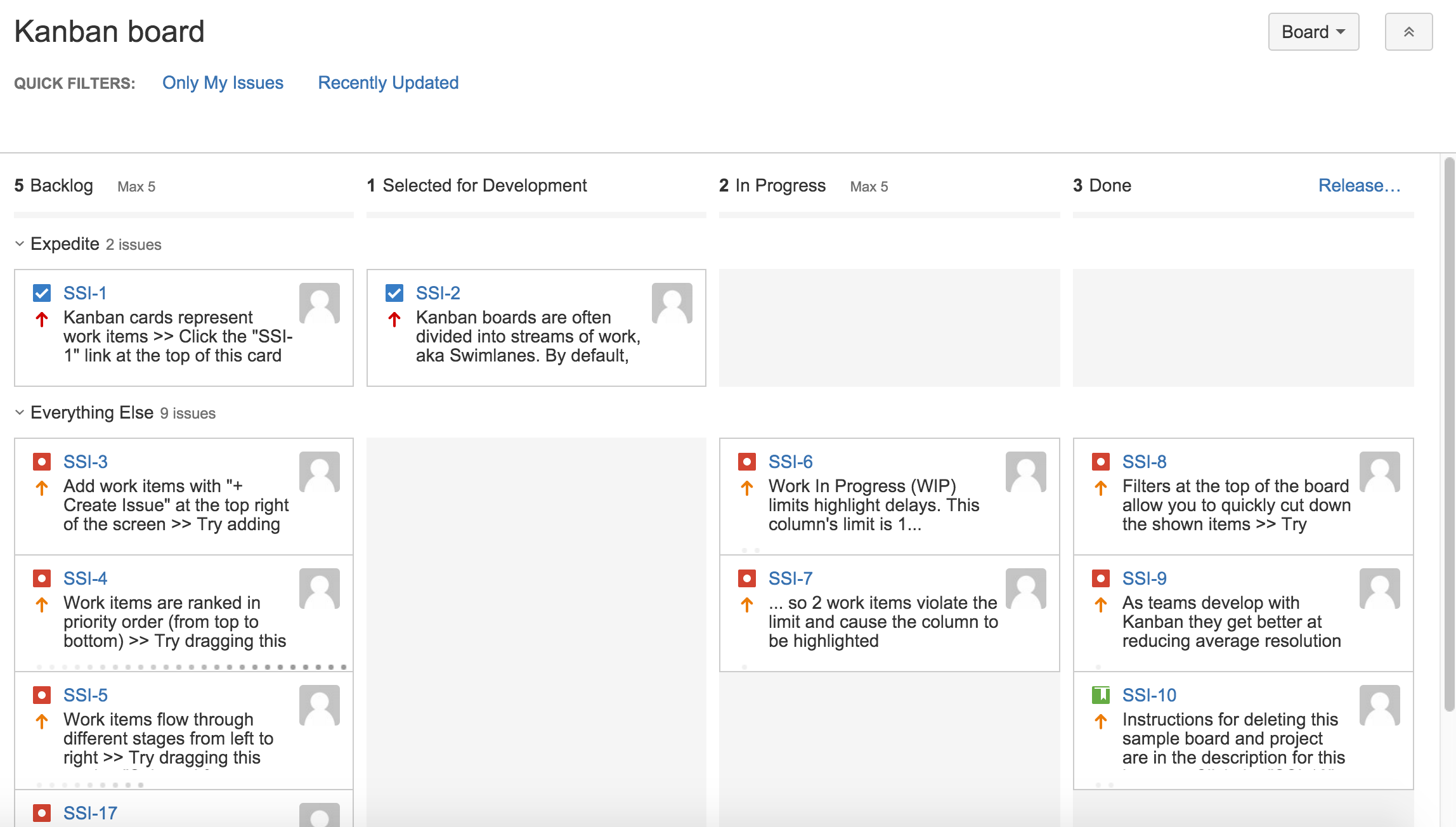 Make Way For Backlogs In Kanban Boards - Atlassian Documentation