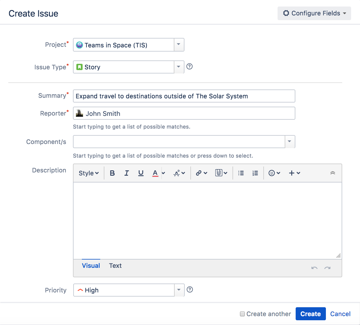 バックログの作成 Jira Software Data Center および Server 8 19 アトラシアン製品ドキュメント