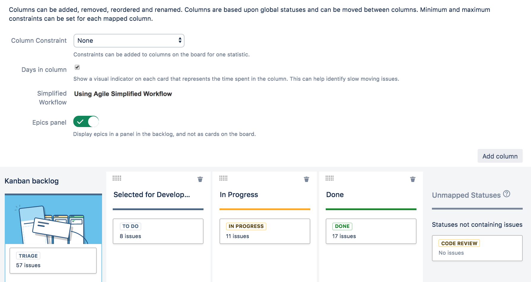 Using The Simplified Workflow Jira Software Data Center And Server 8 14 Atlassian Documentation