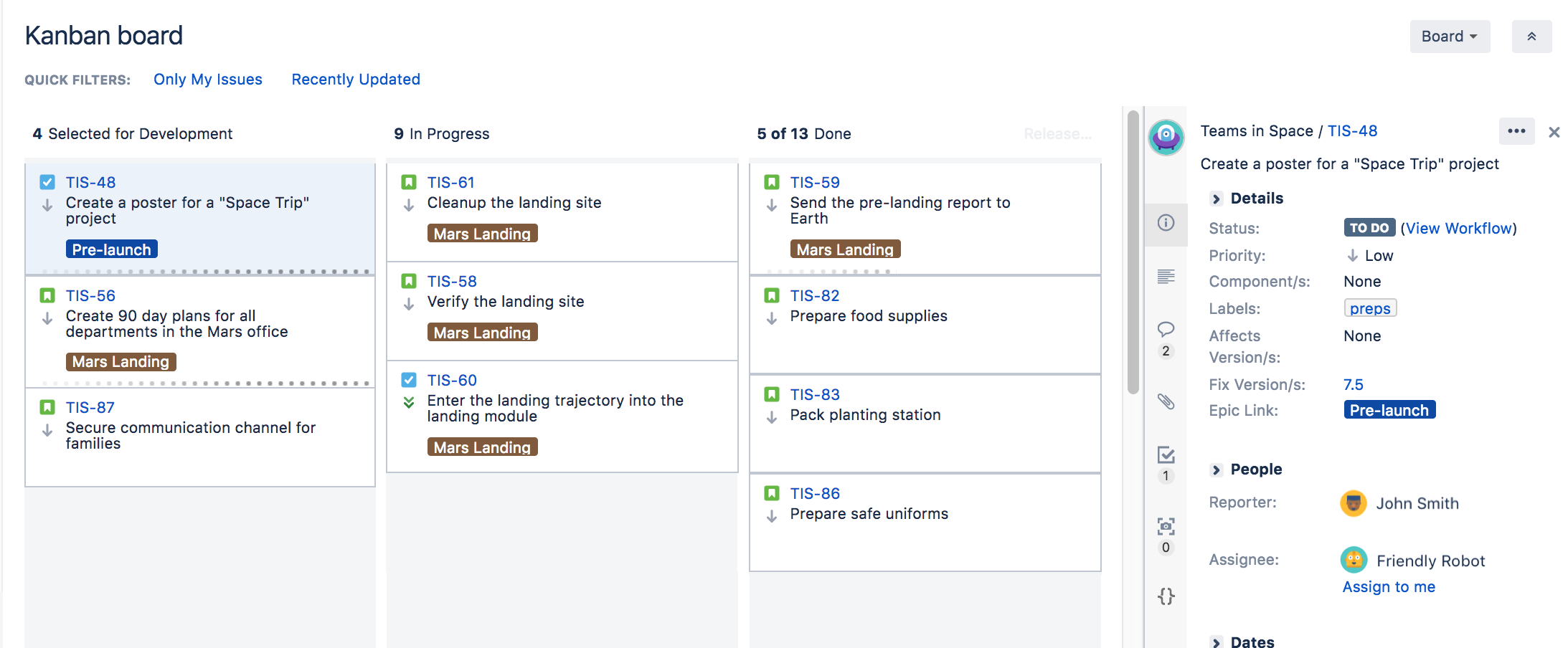 Monitoring work in a Kanban project - Atlassian Documentation