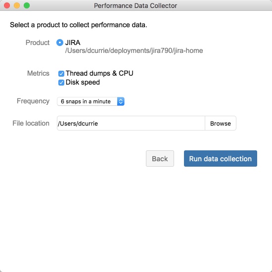 How To Use The Performance Data Collector Atlassian Documentation