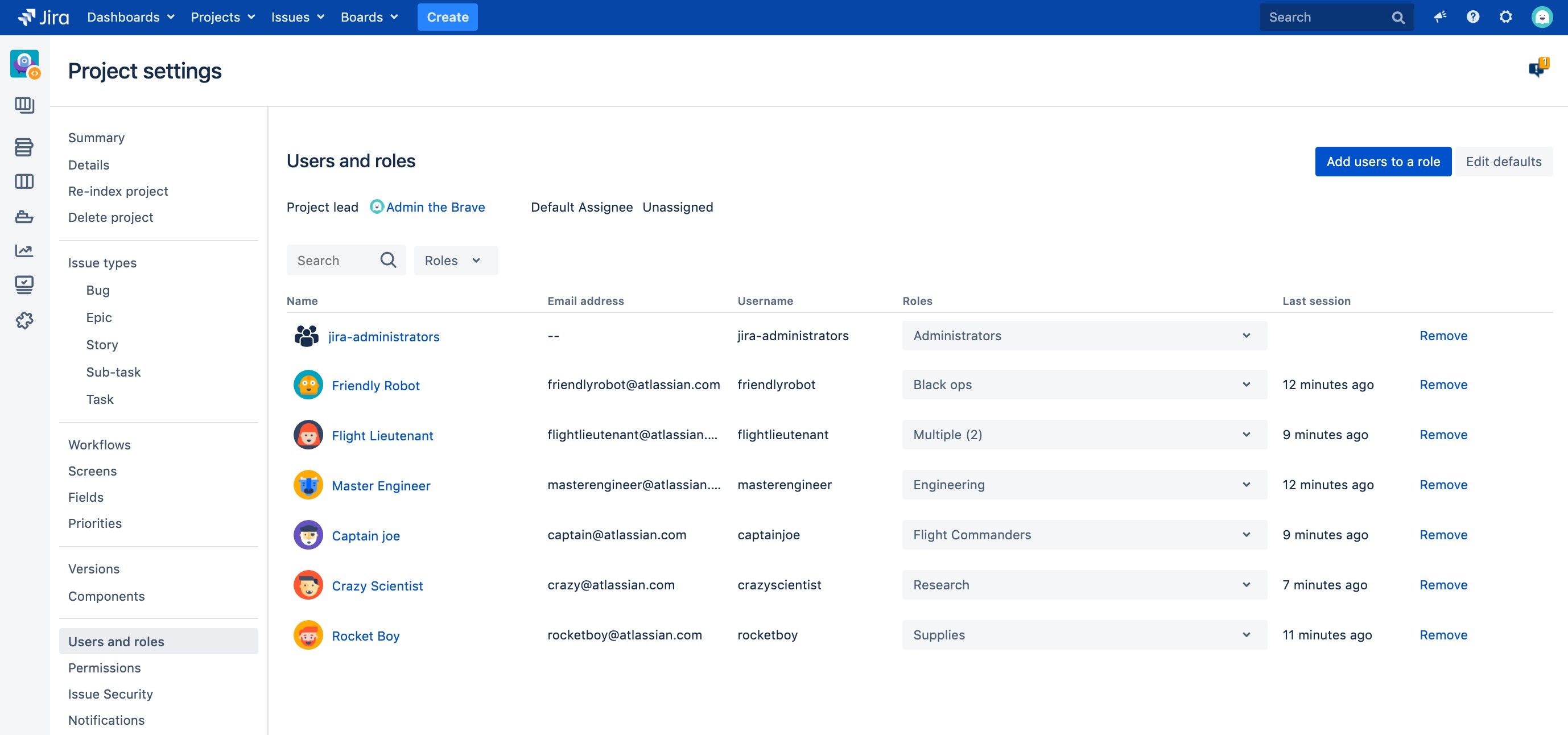 Jira добавить пользователя в проект