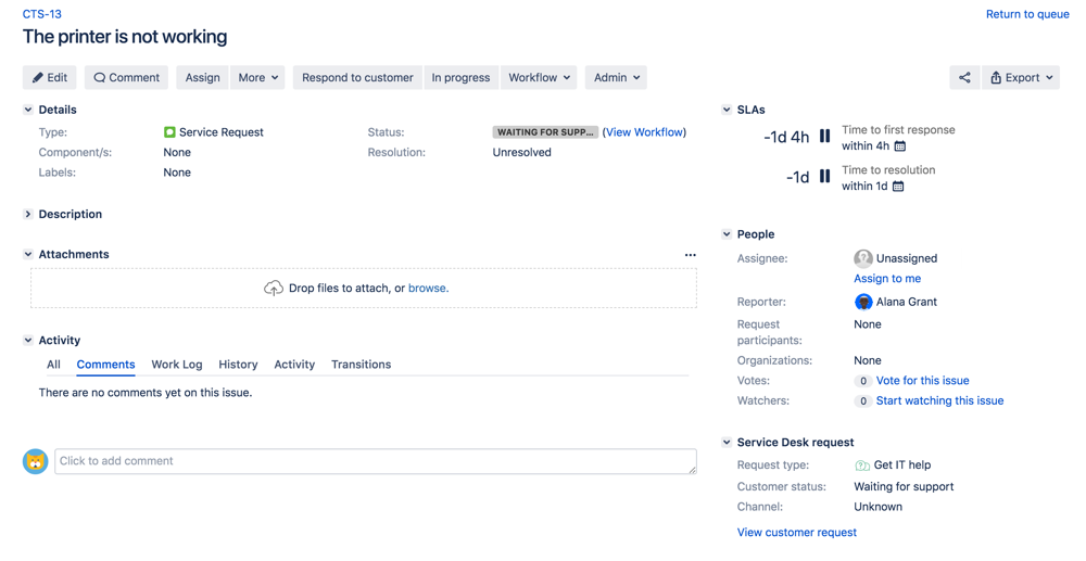 Getting started with Jira Service Management | Jira Service Management Data  Center and Server 5.1 | Atlassian Documentation