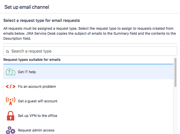 リクエストをメールで受け取る | Jira Service Management Data Center