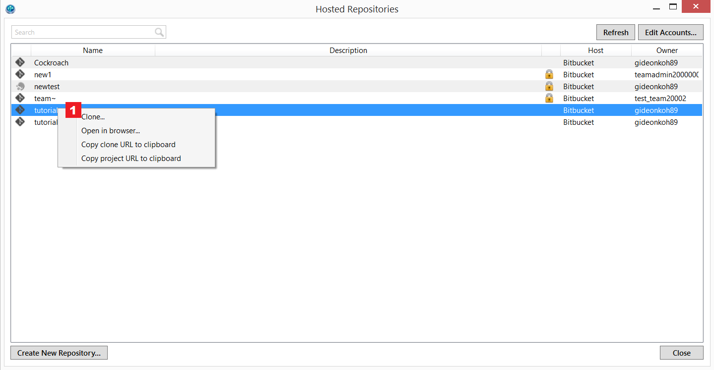 sourcetree bitbucket login not working repository not found