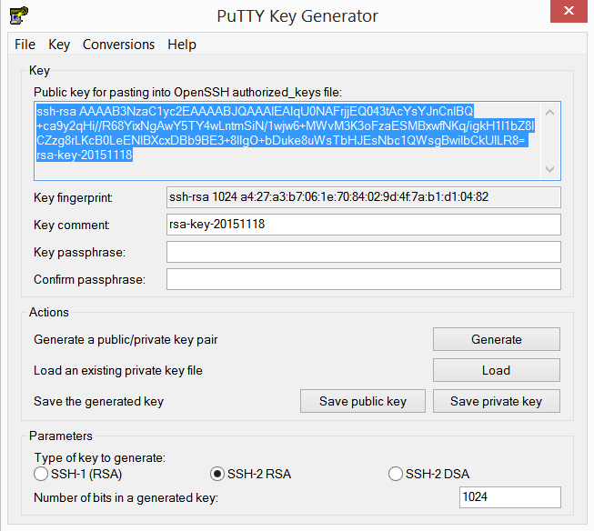 putty ssh keygen download